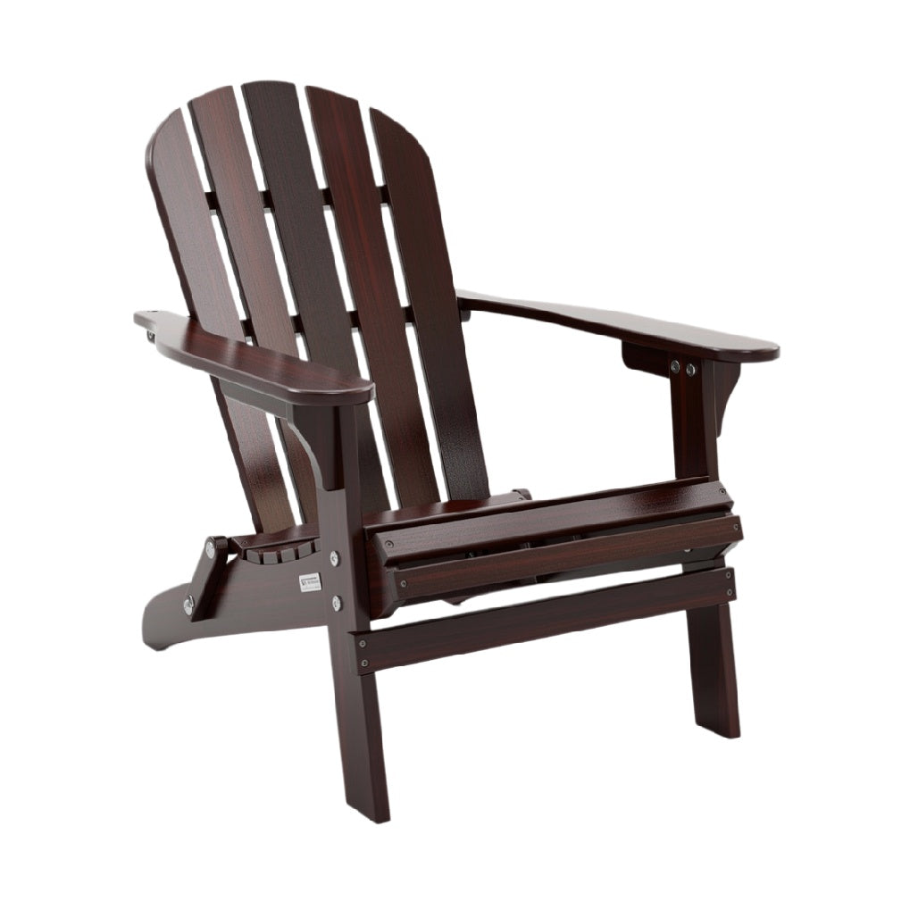 Classic Wooden Adirondack Chair - Durable Design for Outdoor Relaxation